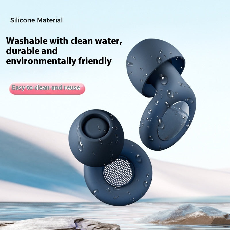 Noise-reduction Ear Plugs Soundproof Anti-sleeping Silicone Earplugs